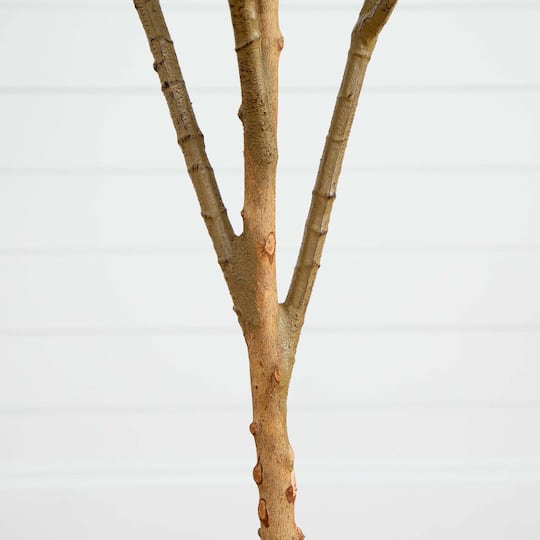 6ft. Potted Artificial Olive Tree with Natural Trunk